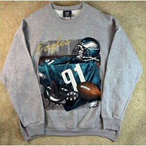 Vintage NFL Philadelphia Eagles 1995 Crewneck Sweatshirt USA Made Lee Sport 2XL